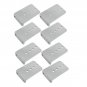 8x Galvanized L-Type Boat Trailer Bunk Bracket Kit Fit For 3 x 3 Crossmember