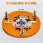 Pair Coilover Camber Plate Top Hat For BMW E36 3 Series 318 320 323 325 M3