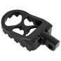 Black MX Style 360° Roating Wide Foot Pegs For Harley Dyna Softail Iron 883