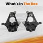 Forged 2" Drop Steering Knuckles For Chevy Silverado/GMC Sierra 1500 2WD 07-2014