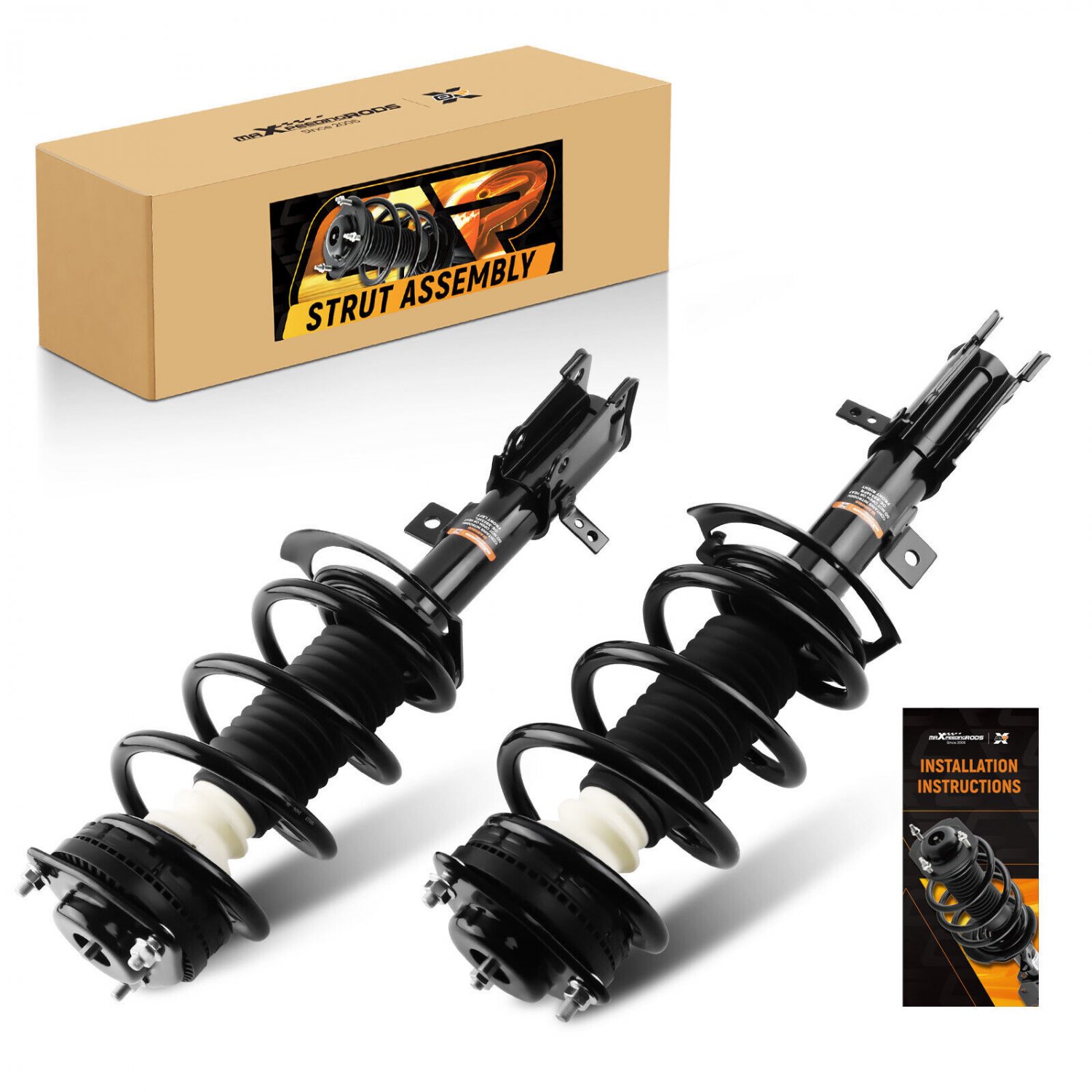 Front Suspension Struts Springs For Dodge Journey 09-2018 AWD/FWD 172510 172509