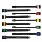 10Pcs 1/2" Drive Torque Extension Bar Set Limiting Extension Torque Sticks