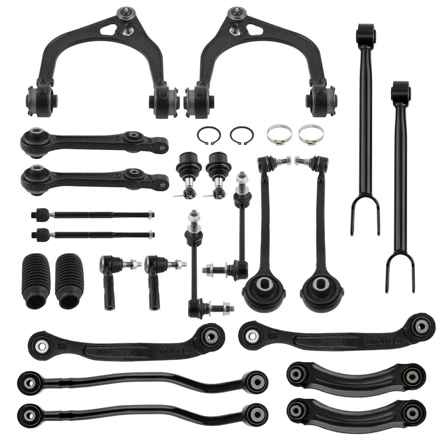 Front & Rear Suspension Control Arms Strut Rod Lateral Arms For Dodge Challenger
