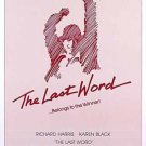 The Last Word (1979) Starring Richard Harris on DVD