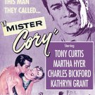 Mister Cory on DVD, Thriller, Tony Curtis, Martha Hyer