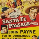 Santa Fe Passage on DVD, Western, John Payne, Faith Domergue