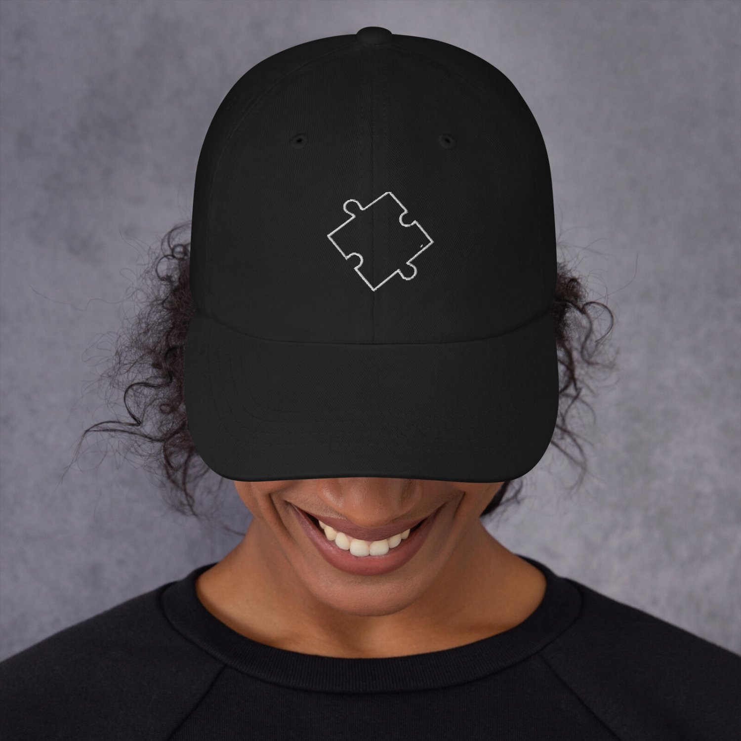 Puzzled Print Dad Hat