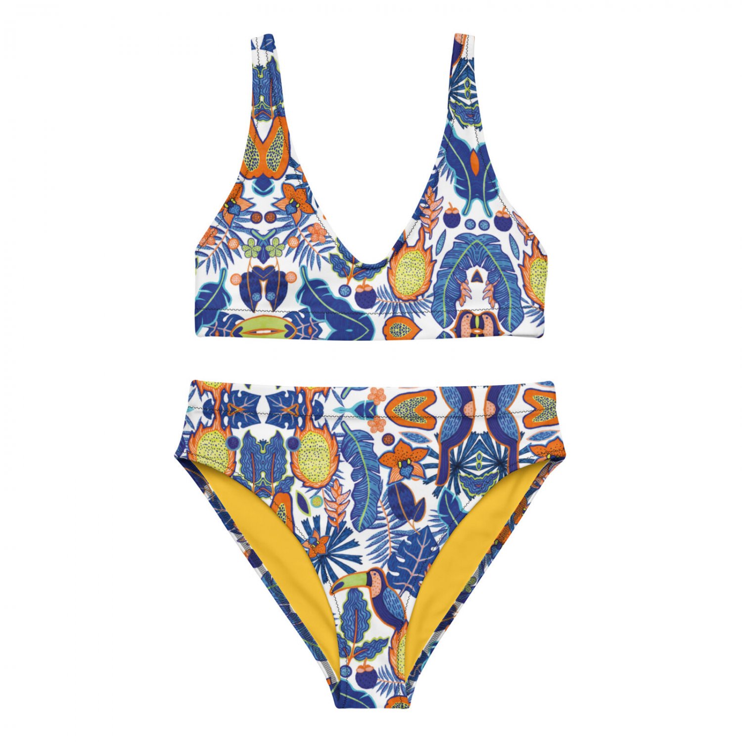 Exotic Print - Recycled High-Waisted Bikini