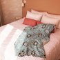Mosaic Print Sherpa Blanket