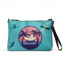 "Double Print Summer Blue" - Crossbody Bag