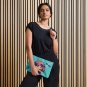 "Double Print Summer Blue" - Crossbody Bag