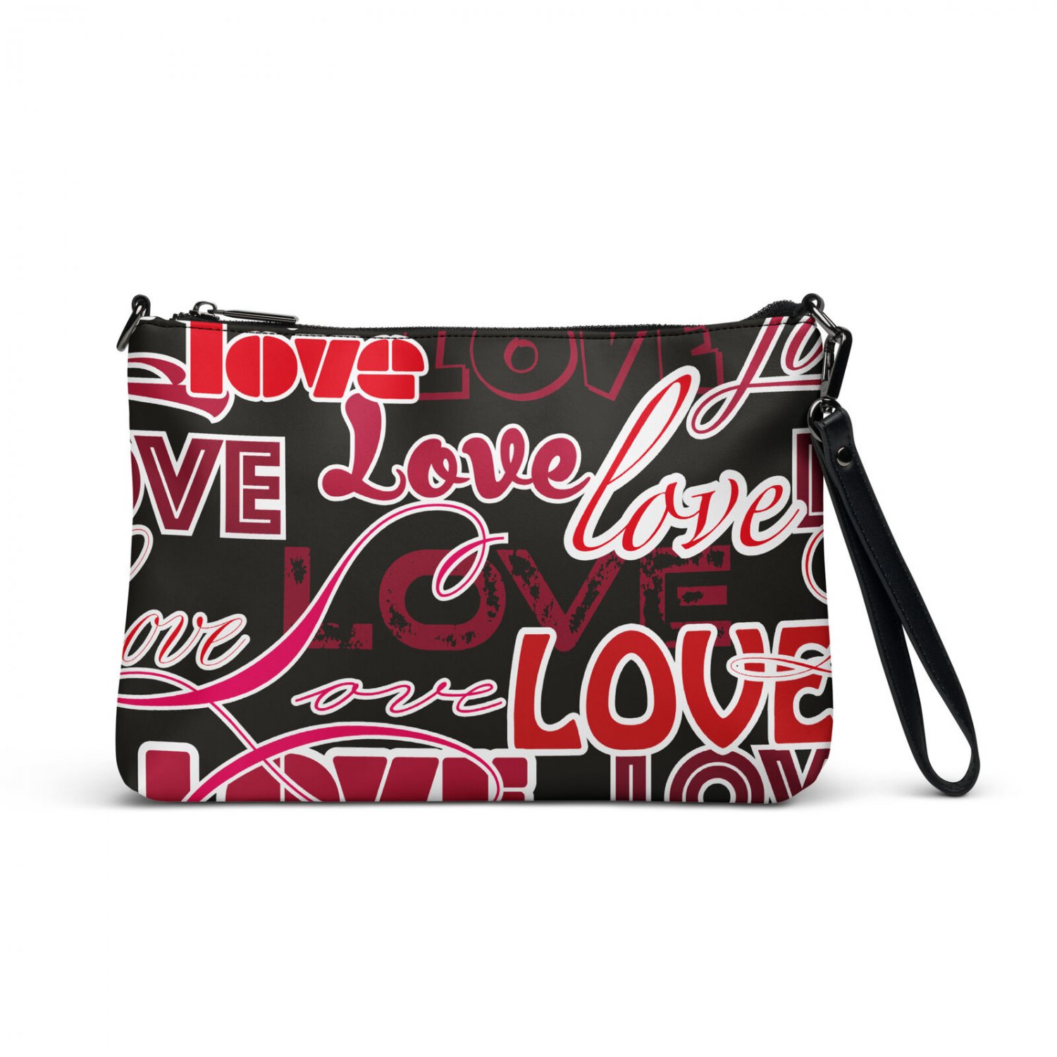 Love Print Crossbody Bag