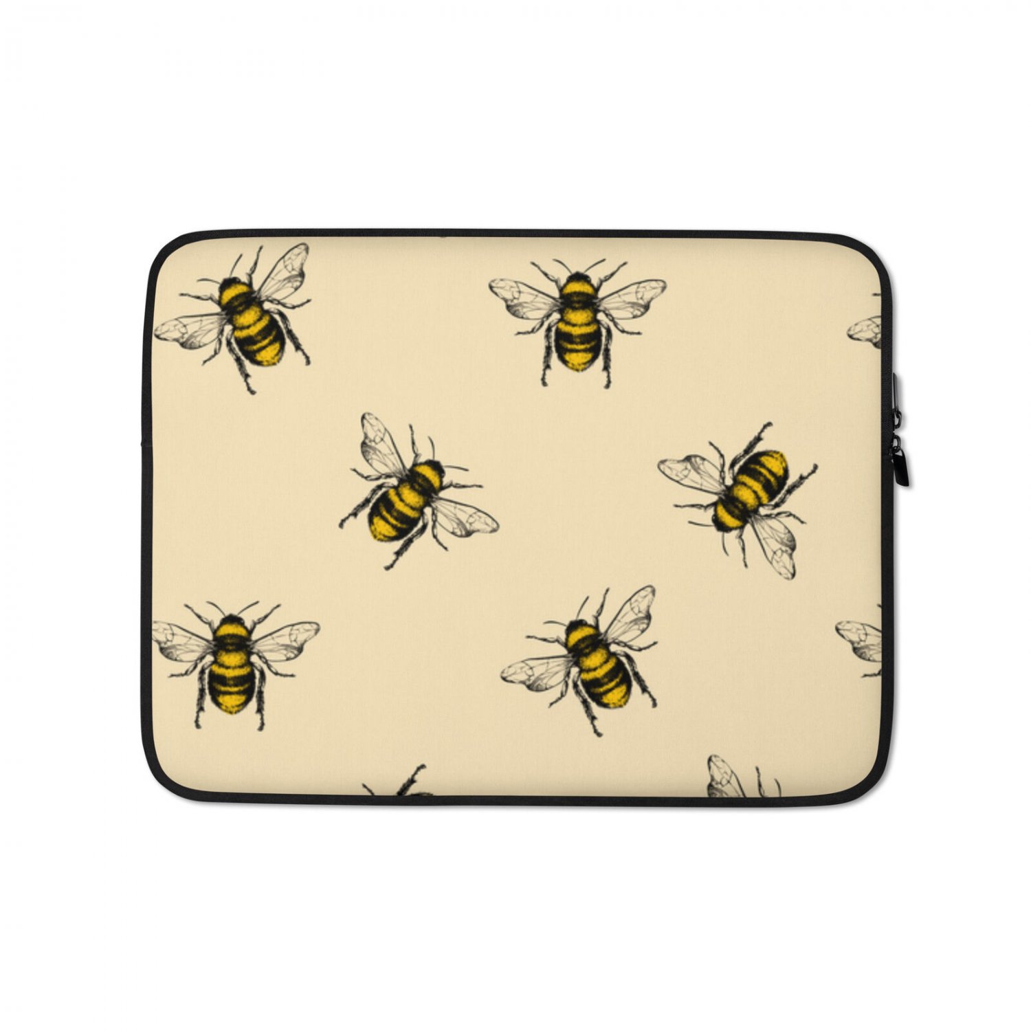 Laptop Sleeve Bee Print  -Laptop Cover
