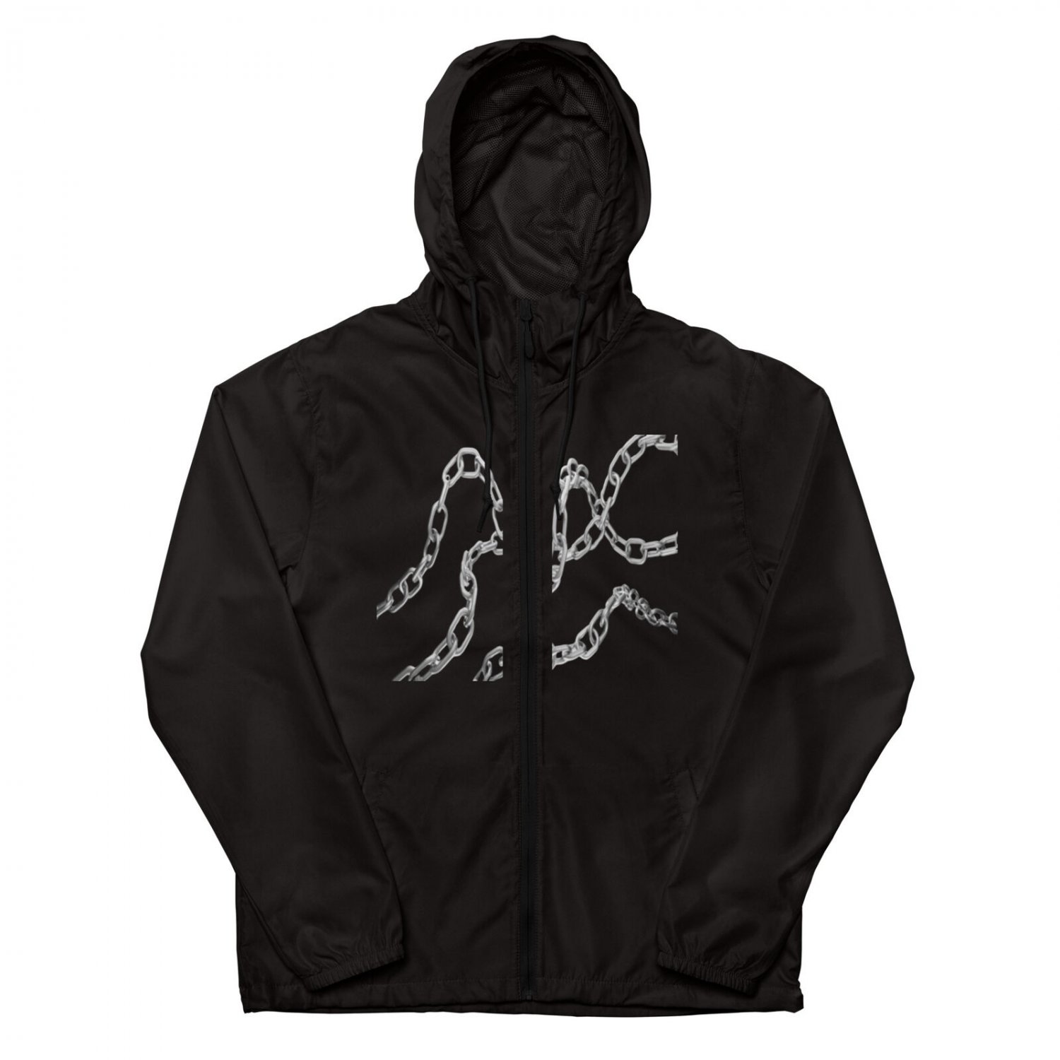 Chain Reaction Windbreaker Zip Jacket
