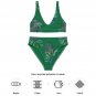 Green Jungle - Recycled High-Waisted Bikini