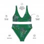 Green Jungle - Recycled High-Waisted Bikini