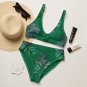 Green Jungle - Recycled High-Waisted Bikini