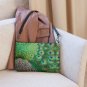 Peacock Print Crossbody Bag