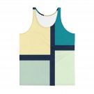 Geometric Print Mens Tank Top