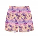 Palm Tree Purple All-Over Print Recycled Swim Trunks