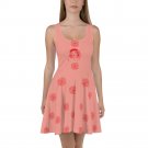 "Flower & Girl Print" Skater Mini Dress- Spring/Summer Dress