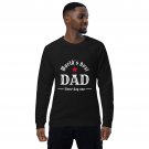 "Worlds Best Dad" Print - Organic Raglan Sweatshirt
