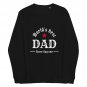 "Worlds Best Dad" Print - Organic Raglan Sweatshirt