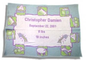 Baby Throw (blue)