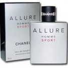 Chanel Allure Homme Sport 3.4oz Men's Eau de Toilette 100ml NEW