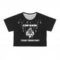 QOS BBC Cum Mark Your Territory Bukkake Crop Tee