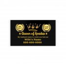 QOS My Husband Wants To Watch You Fuck Me Business Cards 100 Count