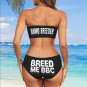 QOS BNWO Black Baby Maker Chest Wrap Swimsuit
