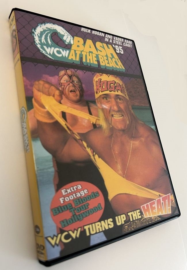 WCW BASH AT THE BEACH 1995 DVD-R w/ Countdown Show