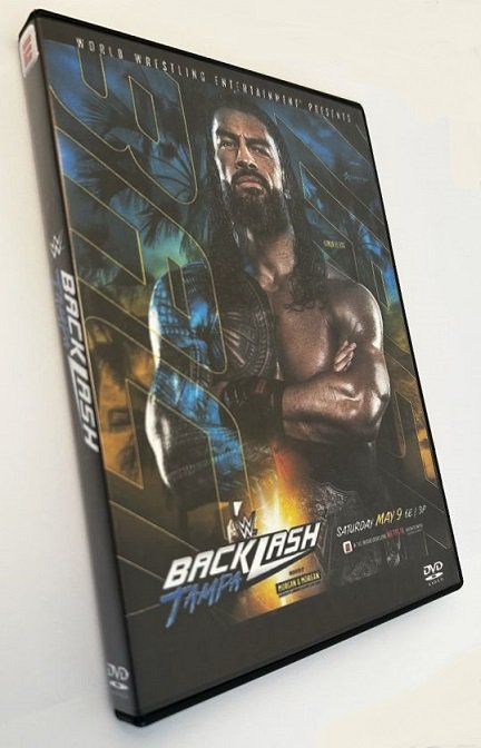 WWE BACKLASH 2026 DVD-R w/ Case Artwork