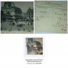 1909 french urban scene- postcard