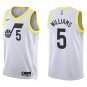 Unisex & Youth Jazz #5 Cody Williams White Swingman Jersey