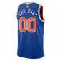 New York Knicks #00 Custom Name And Number Blue Jersey-2026 Final
