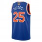 New York Knicks #25 Mikal Bridges Blue Jersey-2026 Final