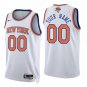 New York Knicks #00 Custom Name And Number White Jersey-2026 Final