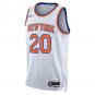 New York Knicks #20 Jeremy Sochan White Jersey-2026 Final