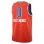 Oklahoma City Thunder #0 Russell Westbrook Orange Jersey-2026 Final