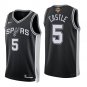 San Antonio Spurs #5 Stephon Castle Black Jersey-2026 Final
