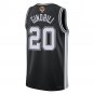 San Antonio Spurs #20 Manu Ginobili Black Jersey-2026 Final