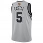 San Antonio Spurs #5 Stephon Castle Gray Jersey-2026 Final
