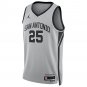 San Antonio Spurs #25 David Jones Gray Jersey-2026 Final