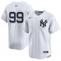 New York Yankees #99 Aaron Judge White Stitched Jersey