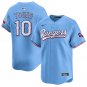 Texas Rangers #10 Michael Young Light Blue Stitched Jersey