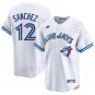 Toronto Blue Jays #12 Jesus Sanchez White Throwback Stitched Jersey