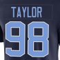 North Carolina Tar Heels #98 Lawrence Taylor Navy Jersey-Stitched