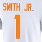 Tennessee Volunteers #1 Travis Smith Jr. White Jersey-Stitched